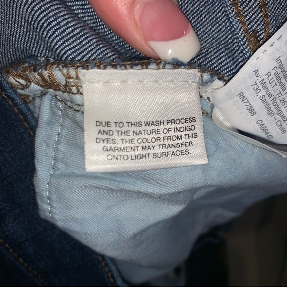 𝅺J. CREW High Rise Dark Wash Skinny Jeans size 27 - Picture 6 of 7